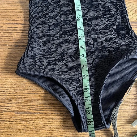 Bottega Veneta swimsuit 2 piece crinkle BV pool XXS 34 Daniel Lee 2020 black XS - Picture 9 of 9